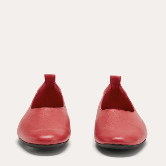 NEW Everlane The Day Glove Classic Red Leather Ballet Flat 8.5 - Picture 4 of 12
